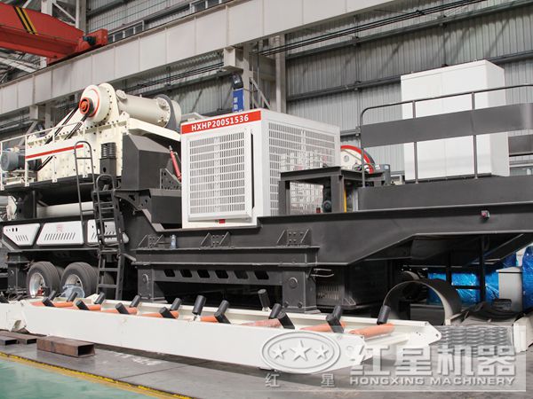 紅星鵝卵石流動破碎機