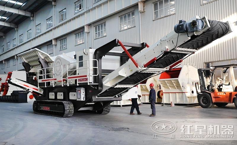 HX1142HD110履帶顎破移動破碎站