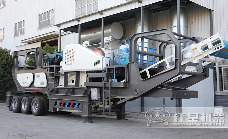 流動式破碎石子機實拍圖