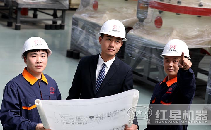 紅星工程師為用戶定制移動(dòng)碎沙機(jī)設(shè)備