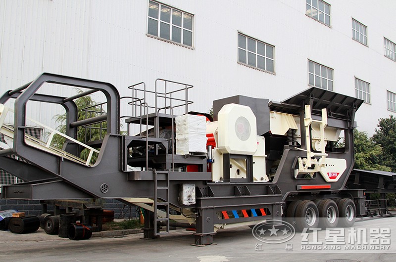 鄂式流動砸石機，鵝卵石粗碎力度強