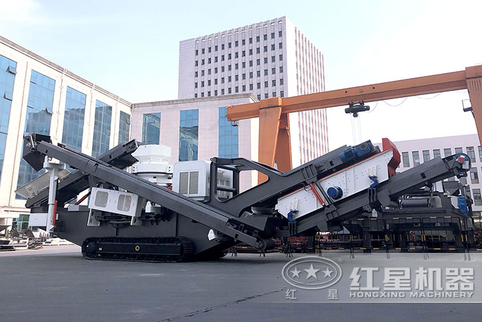 履帶移動(dòng)石子移動(dòng)站