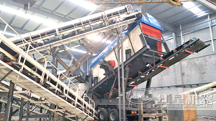 濟(jì)源石子制砂作業(yè)現(xiàn)場(chǎng)