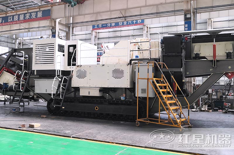 移動式反擊破碎機-履帶式驅動